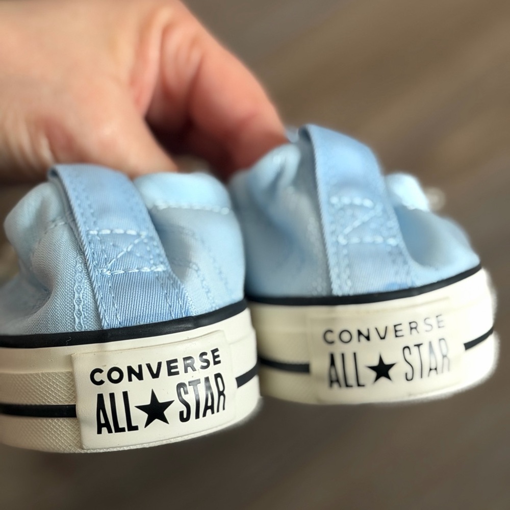 Converse Sky Blue Shoreline Slip-on Sneakers - Picture 5 of 11